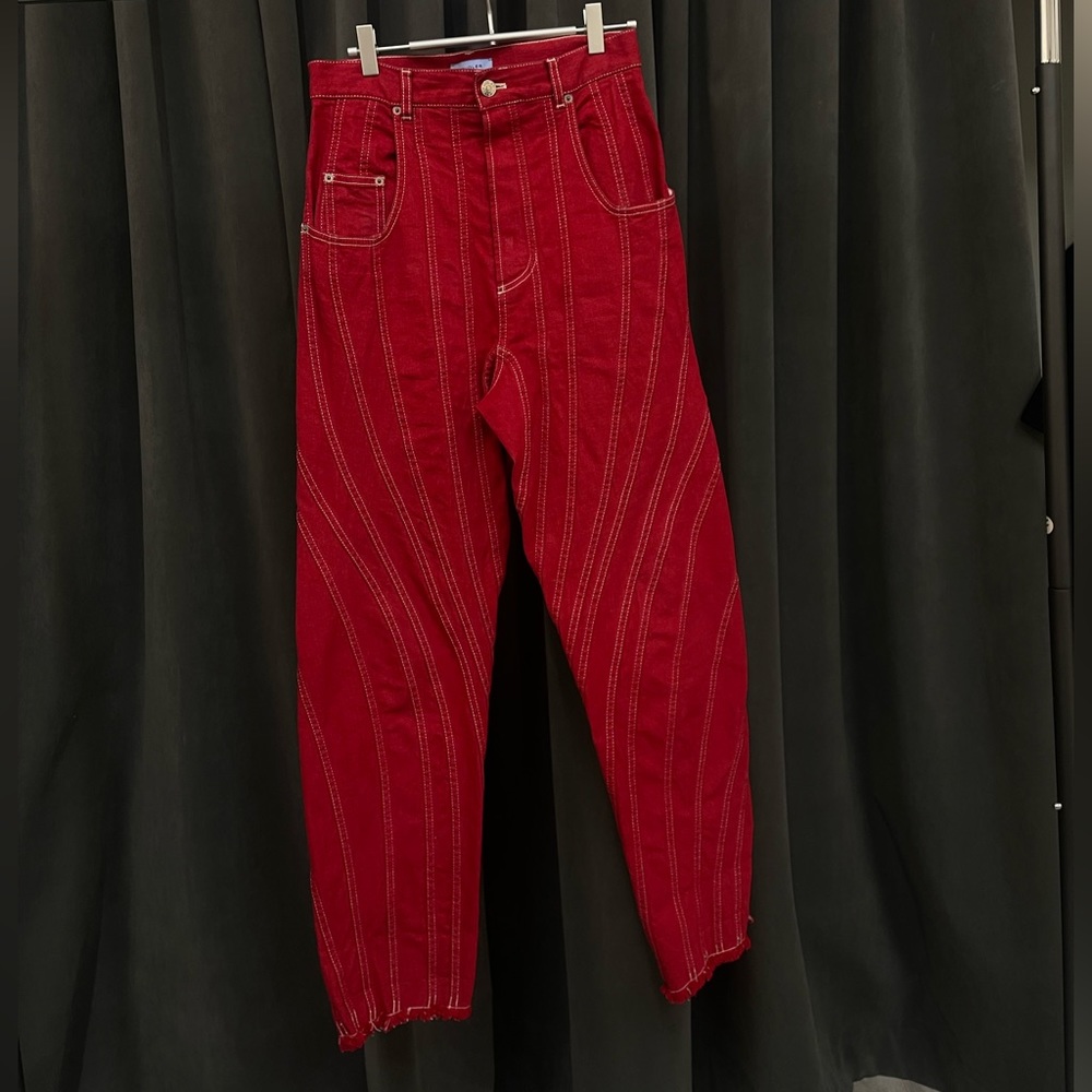 Mugler Denim Pants
